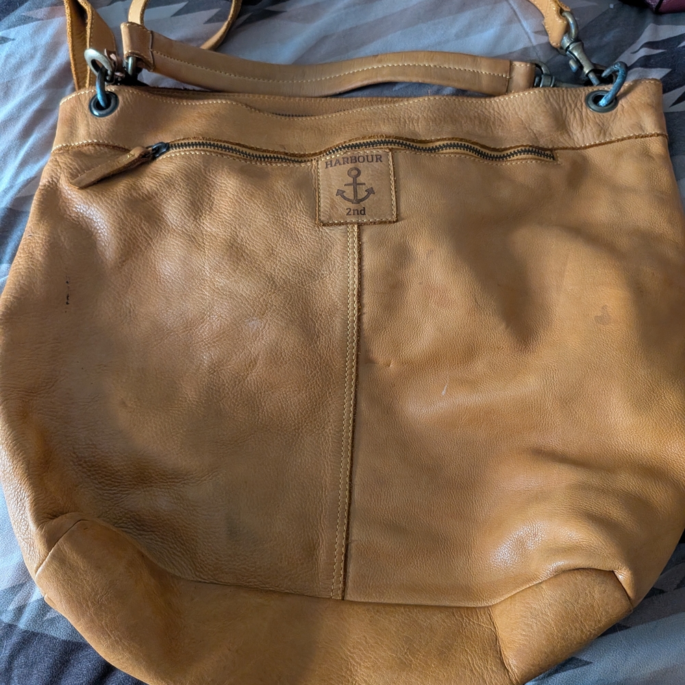 Tan Leather Hobo Bag - Picture 3 of 4